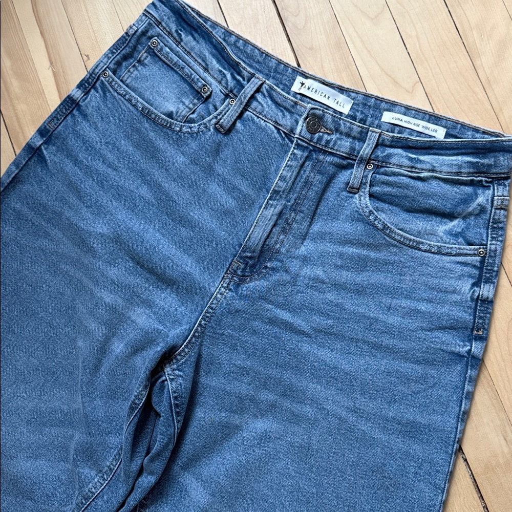 **TALL** American Tall LUNA High Rise Wide Leg Jean - Picture 5 of 9